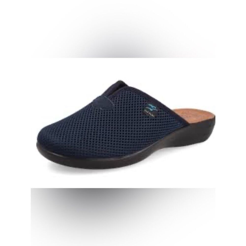 Fly Flot Navy Mesh Mule Slippers 40/9